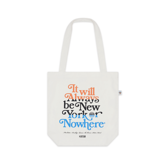 NYON x Knicks Always Ombre Cream Tote - Front View
