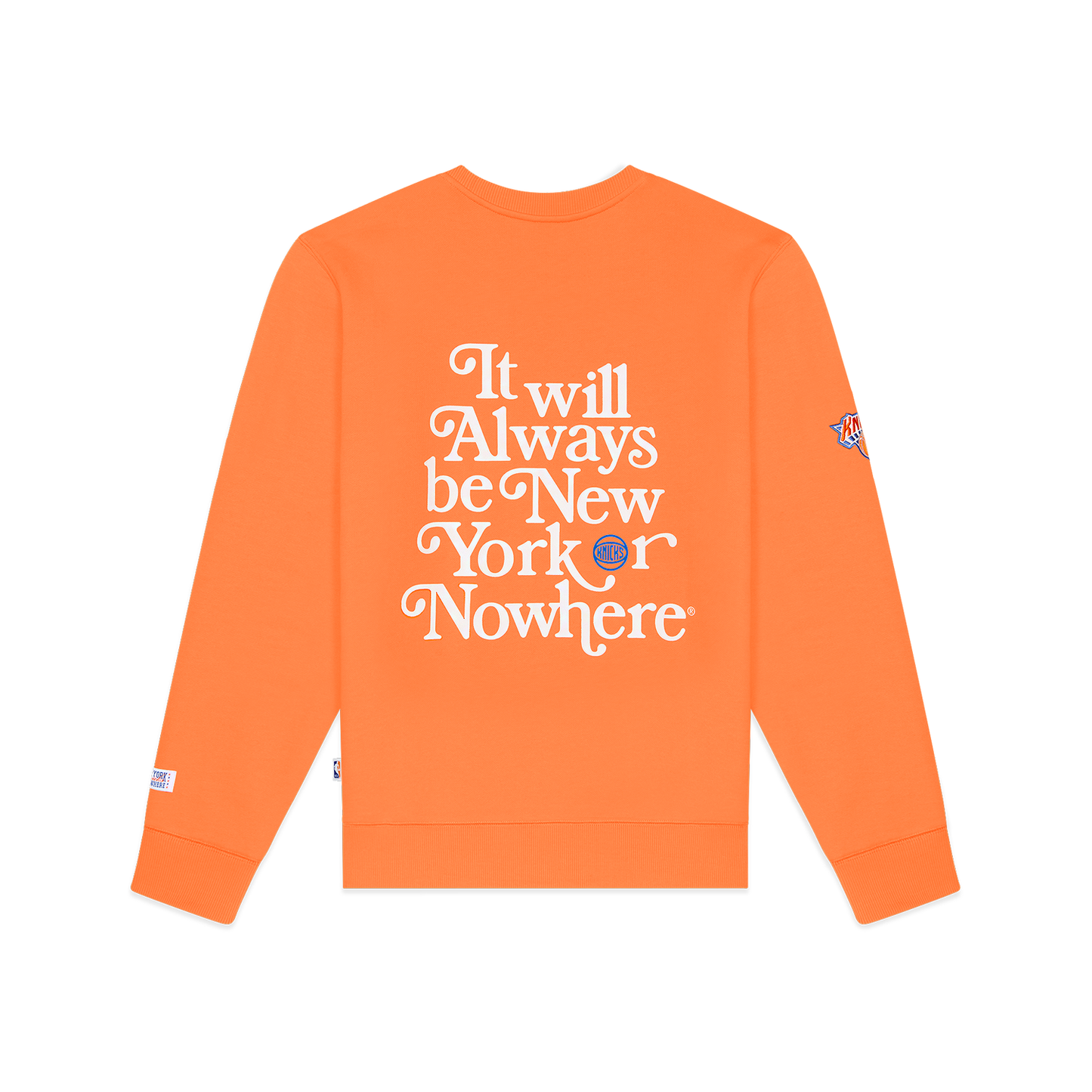 NYON x Knicks Orange Motto Unisex Crew