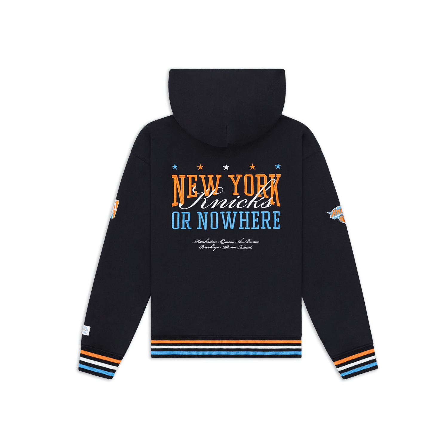 NYON x Knicks Black Crossover Zip Hoodie – Shop Madison Square Garden NYON x Knicks Black Crossover Zip Hoodie – Shop Madison Square Garden