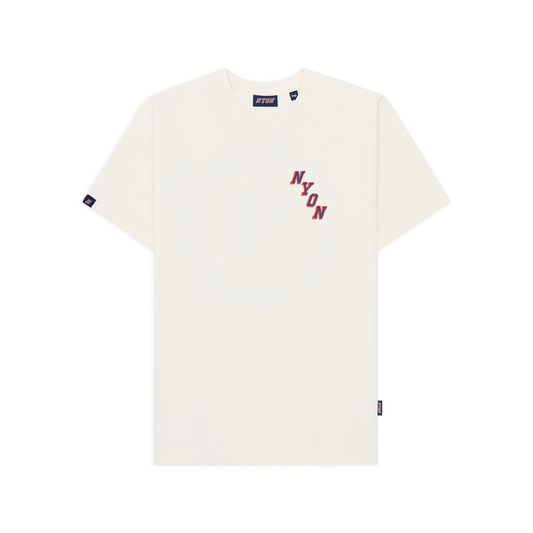 NYON x Rangers Cream Faceoff Tee