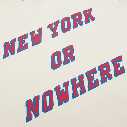 NYON x Rangers Off White Home Team Crewneck