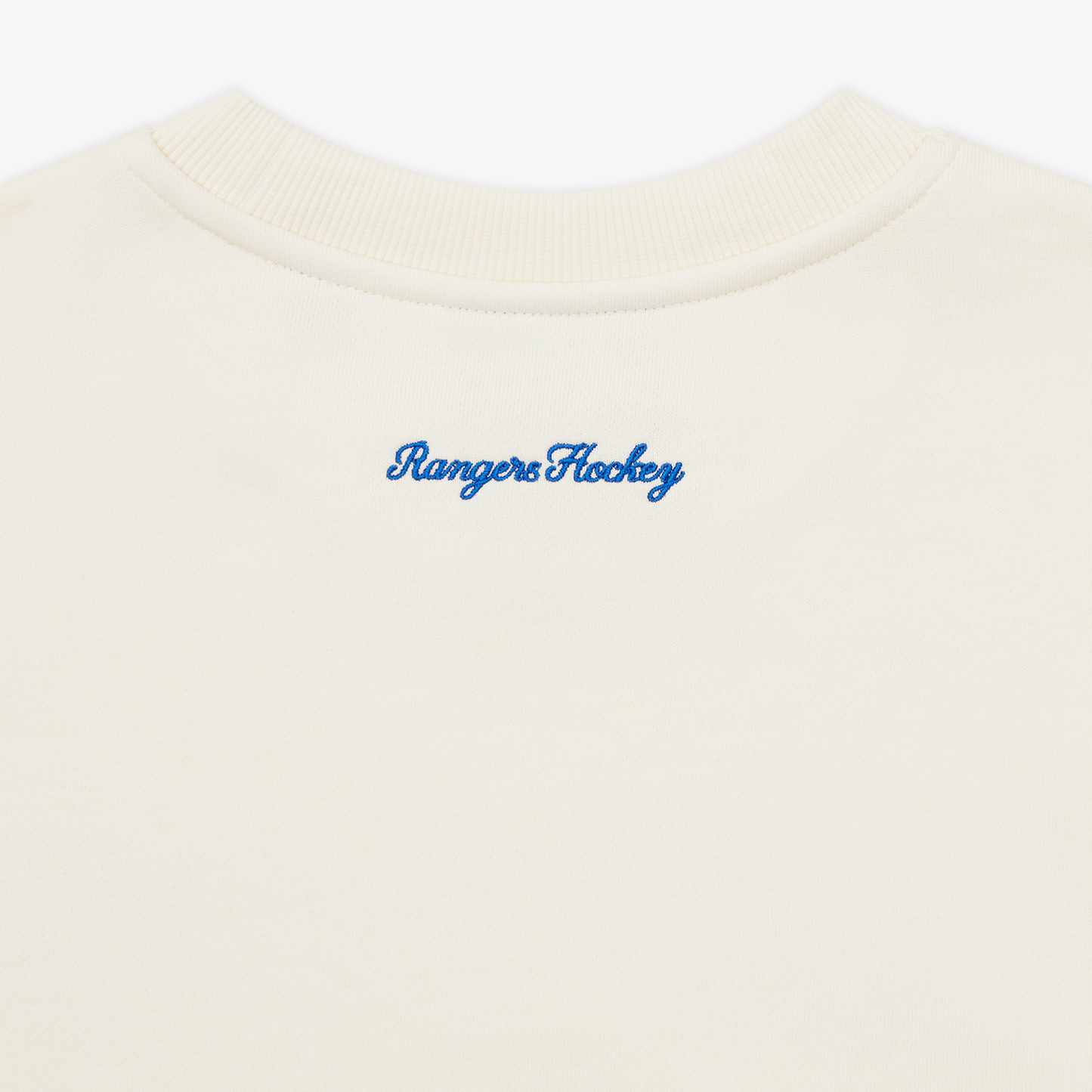 NYON x Rangers Off White Home Team Crewneck