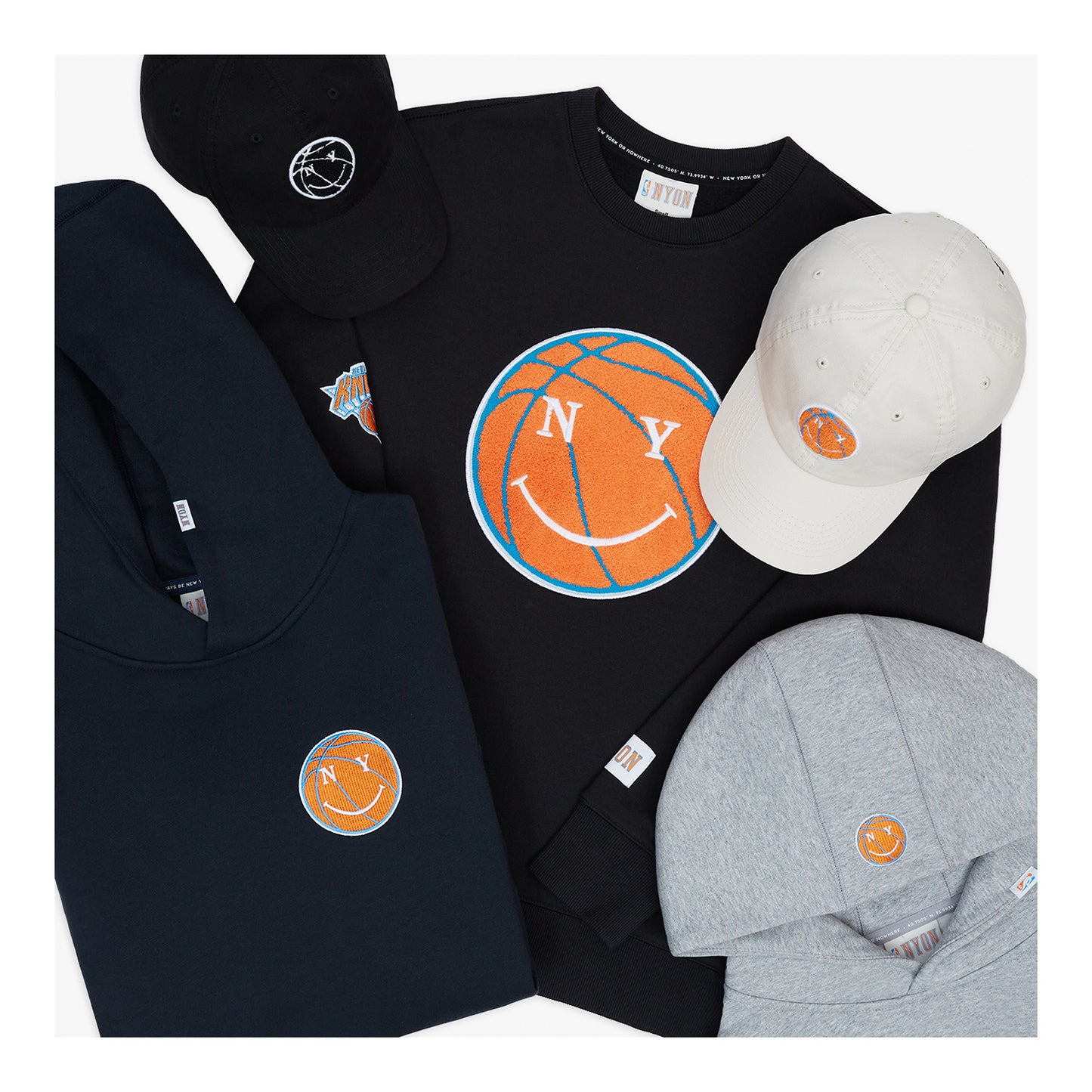 NYON x Knicks Black "Mascot" Dad Hat