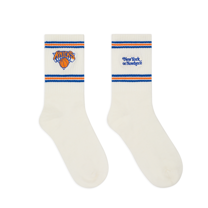 NYON x Knicks Dream Team Crew Socks Cream