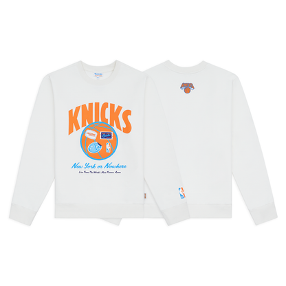 NYON x Knicks Game Changer Off White Crewneck