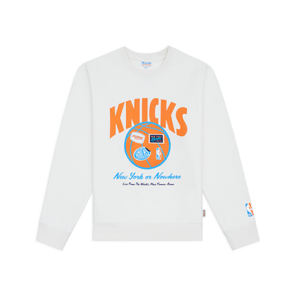 NYON x Knicks Game Changer Off White Crewneck