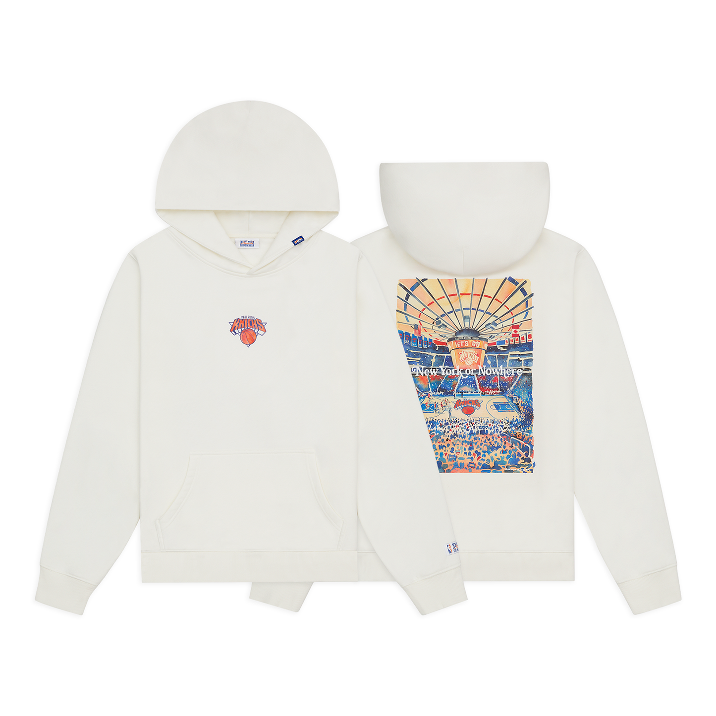 NYON x Knicks Gardencolor Hoodie Off White