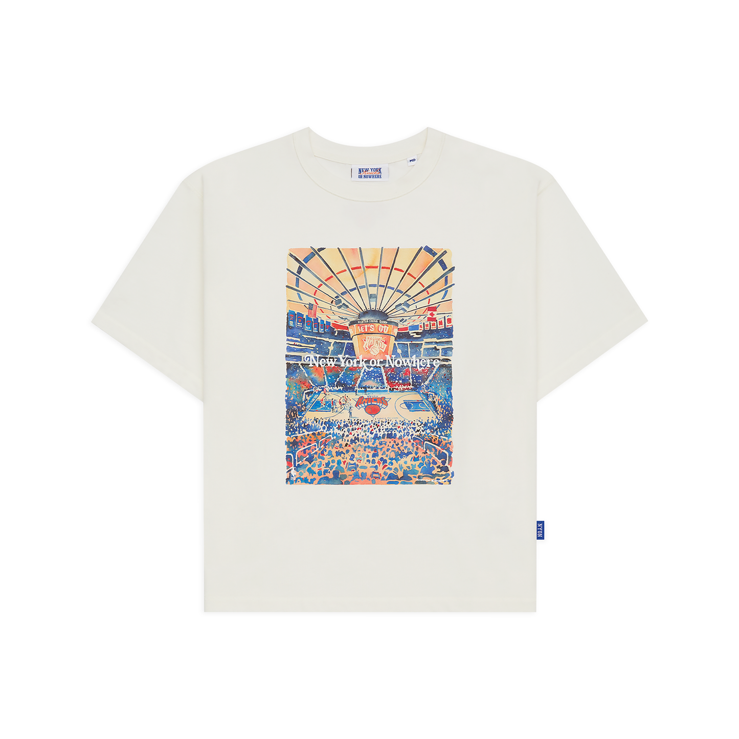 NYON x Knicks Gardencolor Relaxed Tee Off White