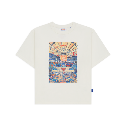 NYON x Knicks Gardencolor Relaxed Tee Off White