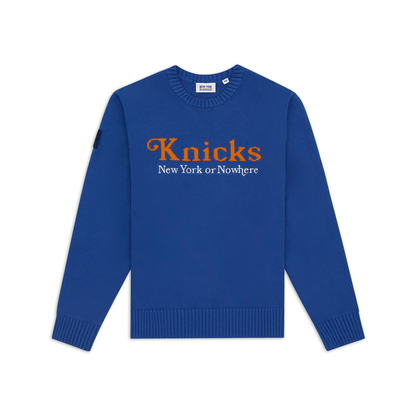 NYON x Knicks Give and Go Knit Sweater Royal