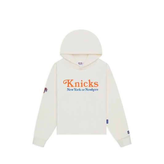 Women's NYON x Knicks Give & Go Hoodie Off White