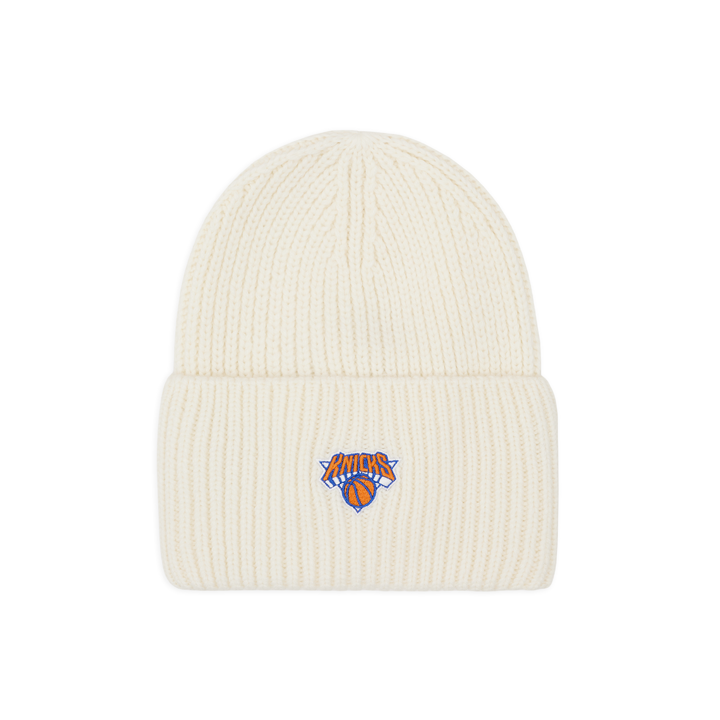 NYON x Knicks Give and Go Knit Beanie Off White