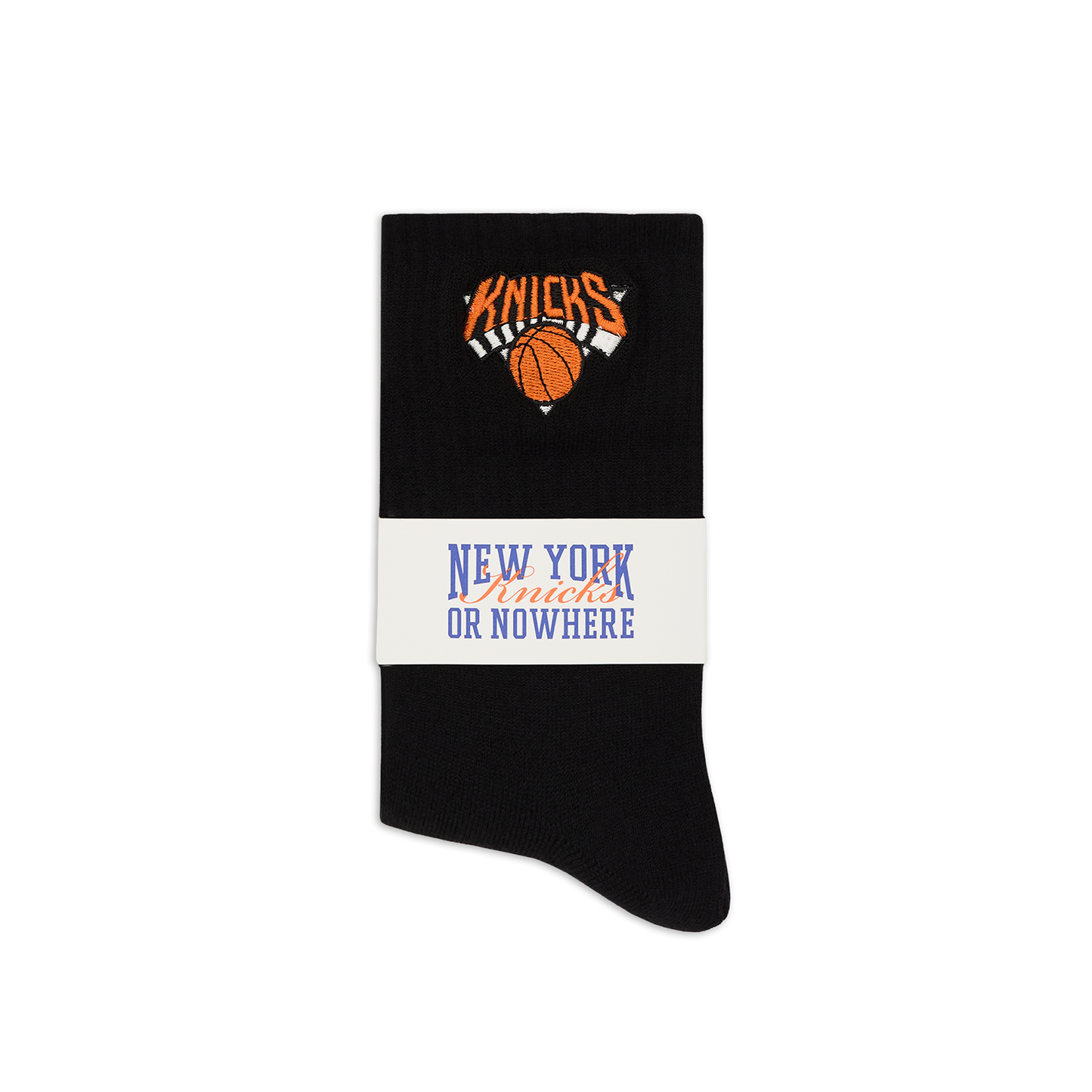 NYON x Knicks Give and Go Crew Socks Black