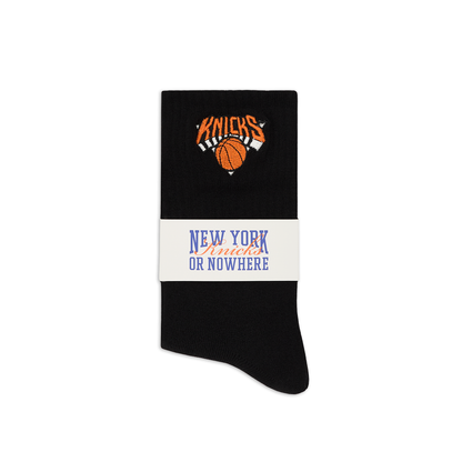 NYON x Knicks Give and Go Crew Socks Black