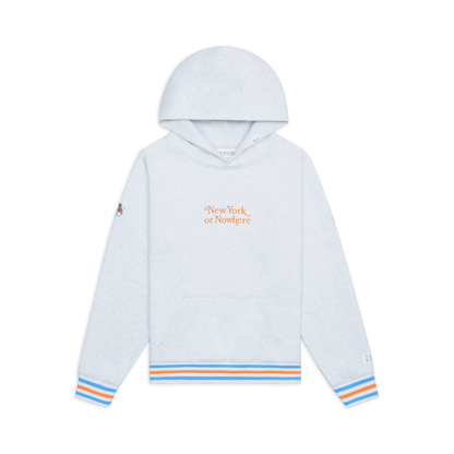 NYON x Knicks White Heather Embroidered Motto Hood