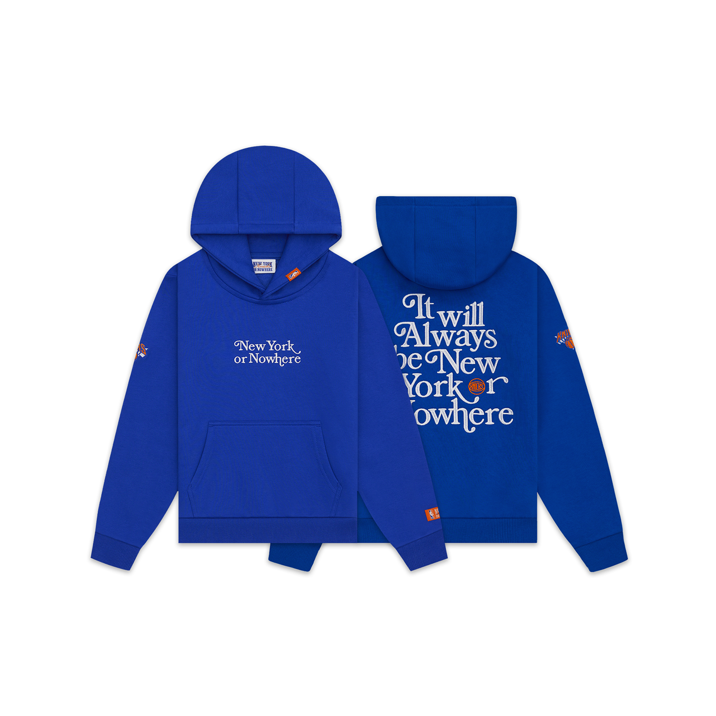 Kids NYON x Knicks Royal Motto Hoodie