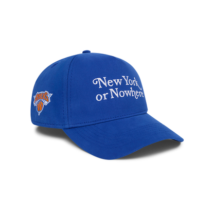 NYON x Knicks Royal Motto Cotton Twill Snapback