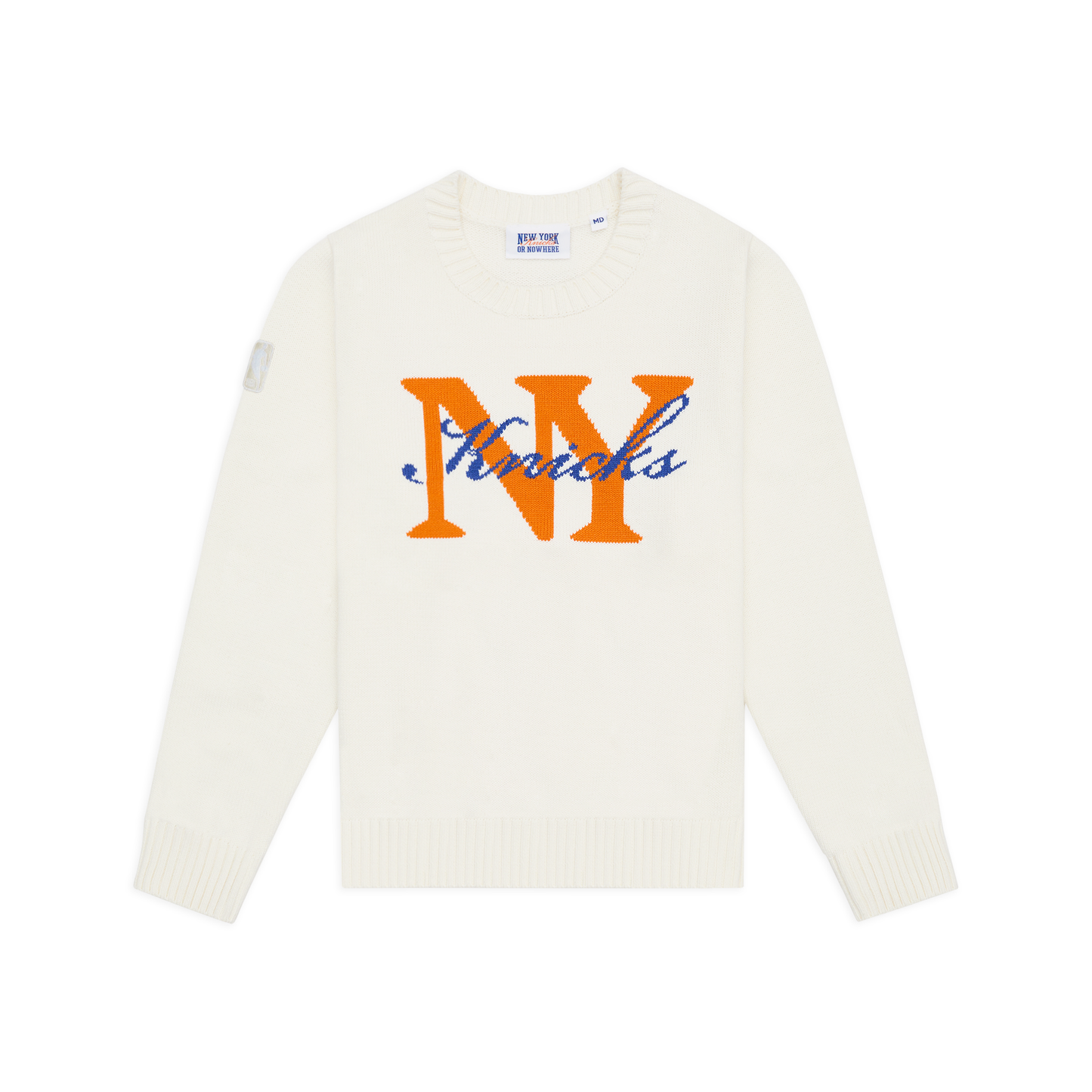 NYON x Knicks Rafters Knit Sweater Off White