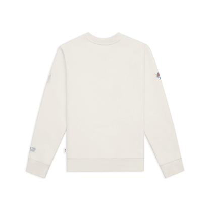 NYON x Knicks Cream Embroidered Signature Crew