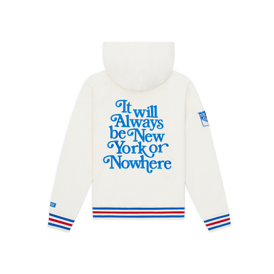 NYON x Rangers Cream Motto Hoodie