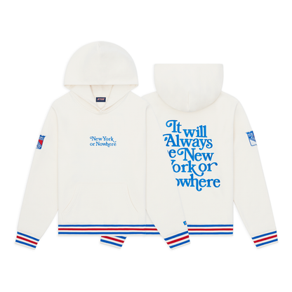 NYON x Rangers Cream Motto Hoodie