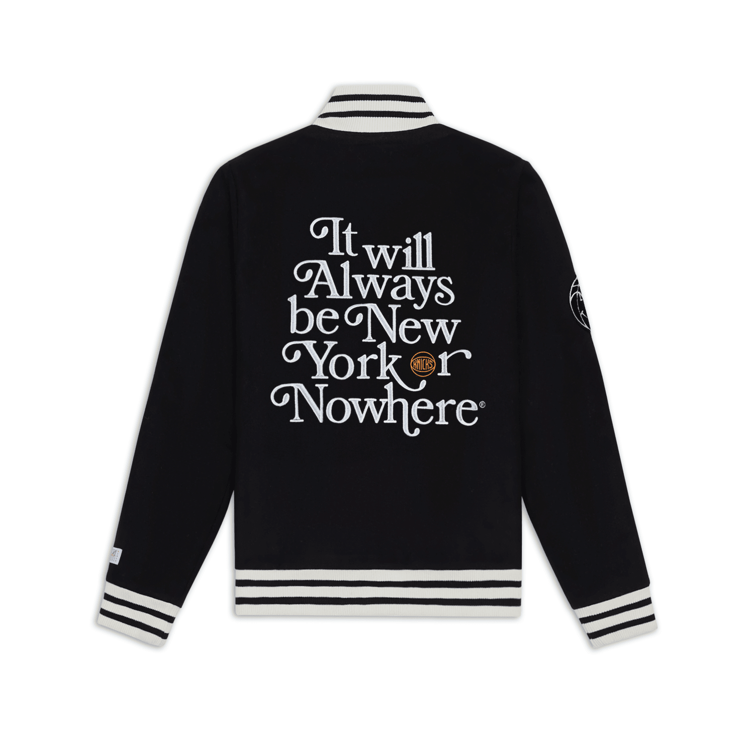 NYON x Knicks Motto Always Varsity Wool Jacket – Shop Madison NYON x Knicks Motto Always Varsity Wool Jacket – Shop Madison