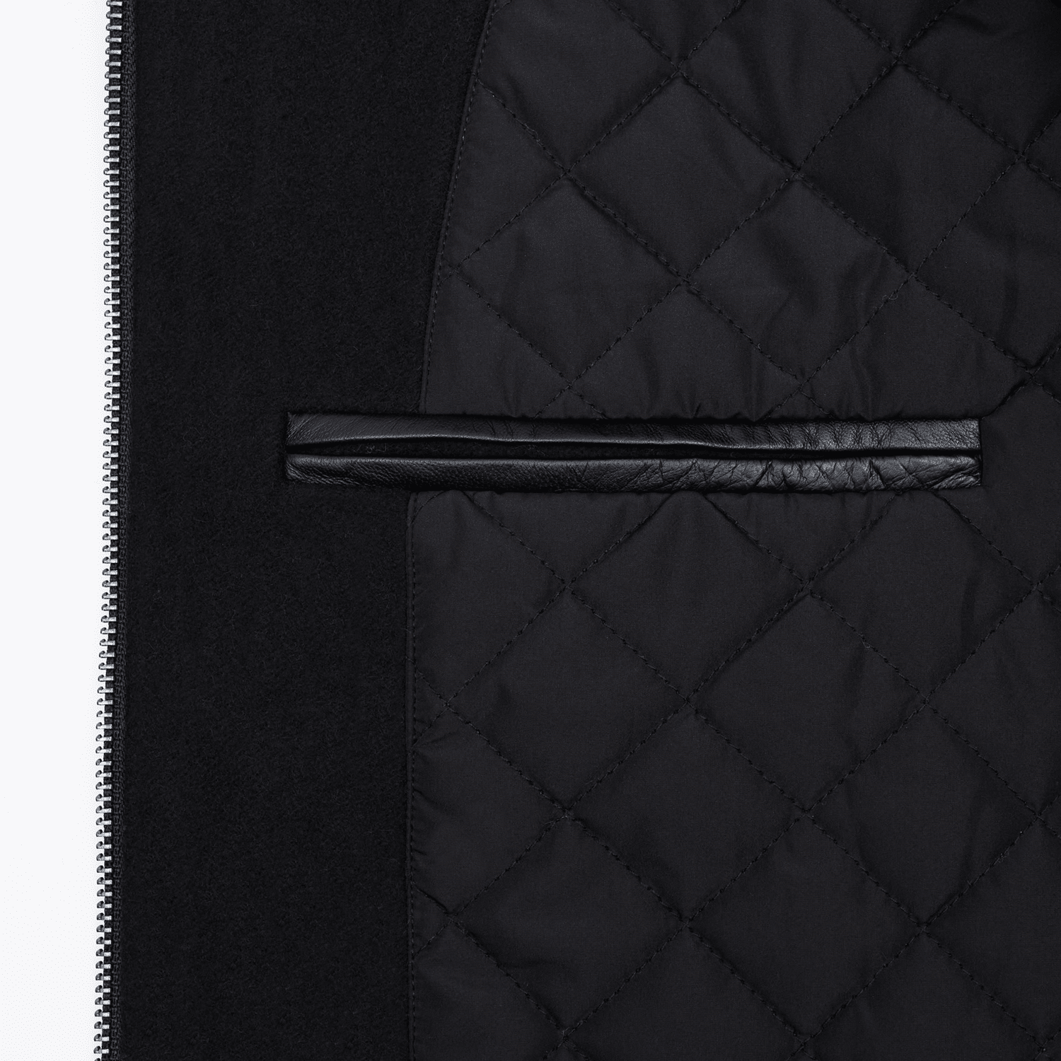 NYON x Knicks Motto Always Varsity Wool Jacket - Pocket View