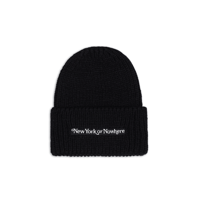 NYON x Knicks Signature Chunky Beanie - Front View