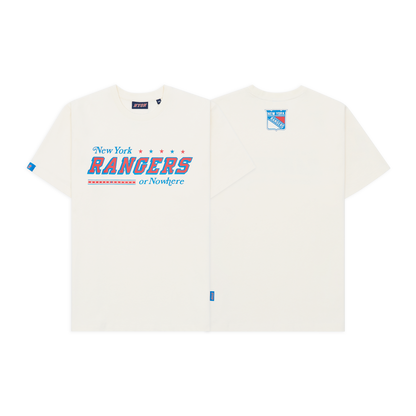 NYON x Rangers Cream Slapshot Tee