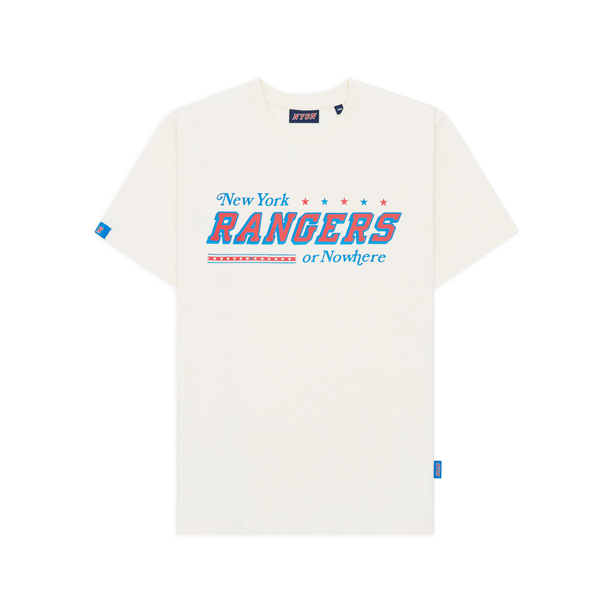 NYON x Rangers Cream Slapshot Tee