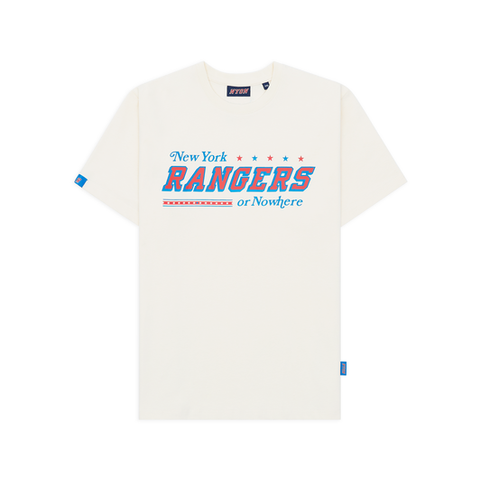 NYON x Rangers Cream Slapshot Tee