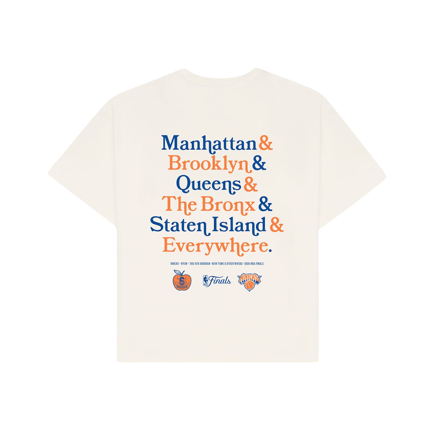 NYON x Knicks Finals 2026 6th Borough Tee