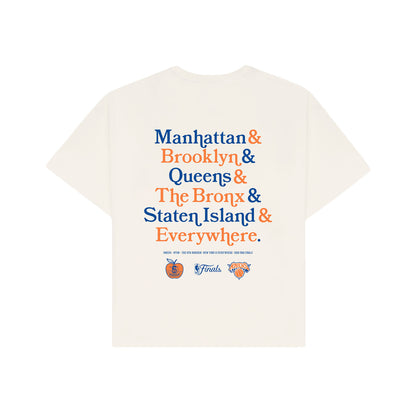 NYON x Knicks Finals 2026 6th Borough Tee
