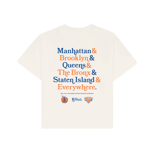 NYON x Knicks Finals 2026 6th Borough Tee