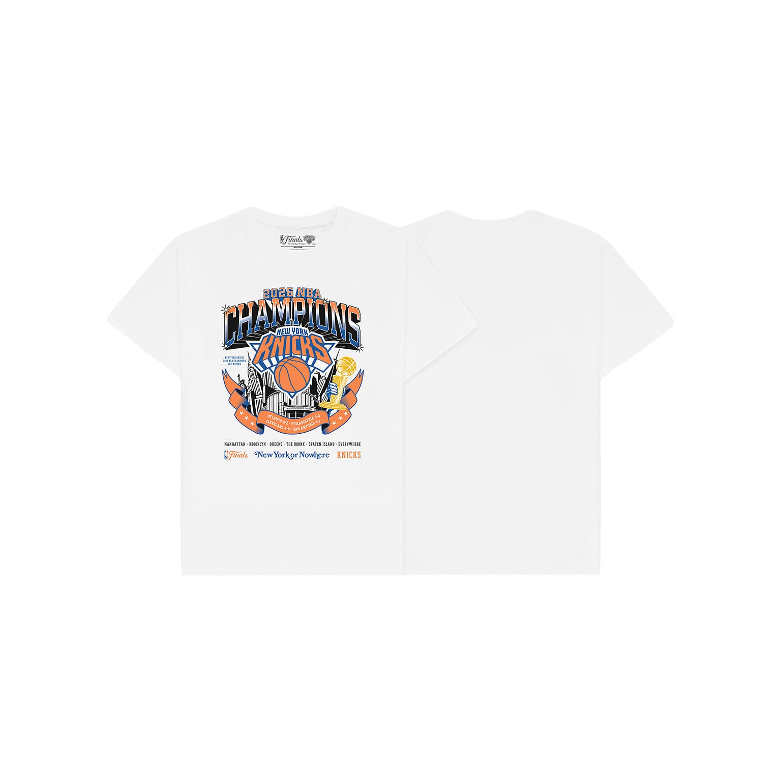 NYON Knicks 2026 NBA Champions Tee – Shop Madison Square Garden