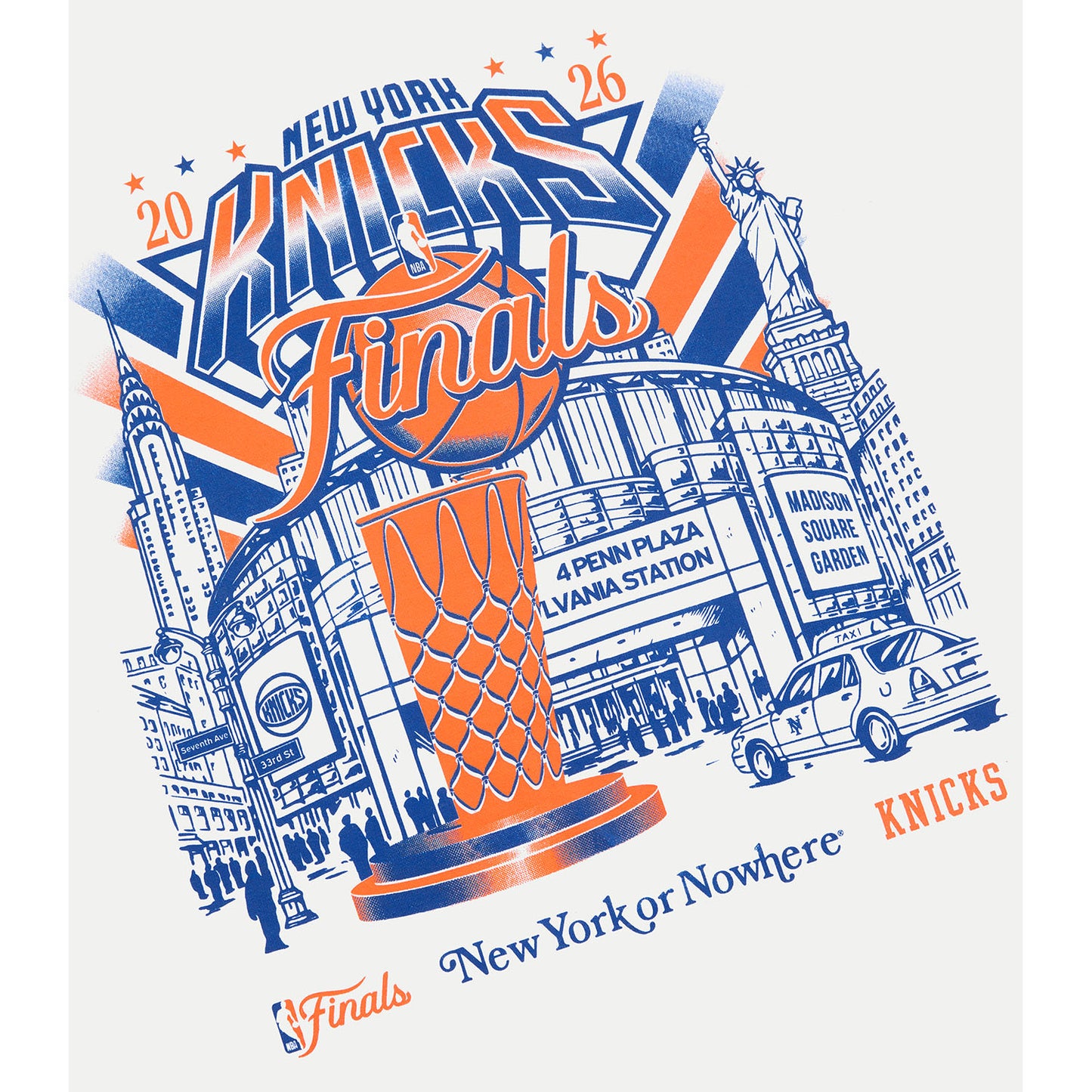 NYON x Knicks 2026 Finals White Tee