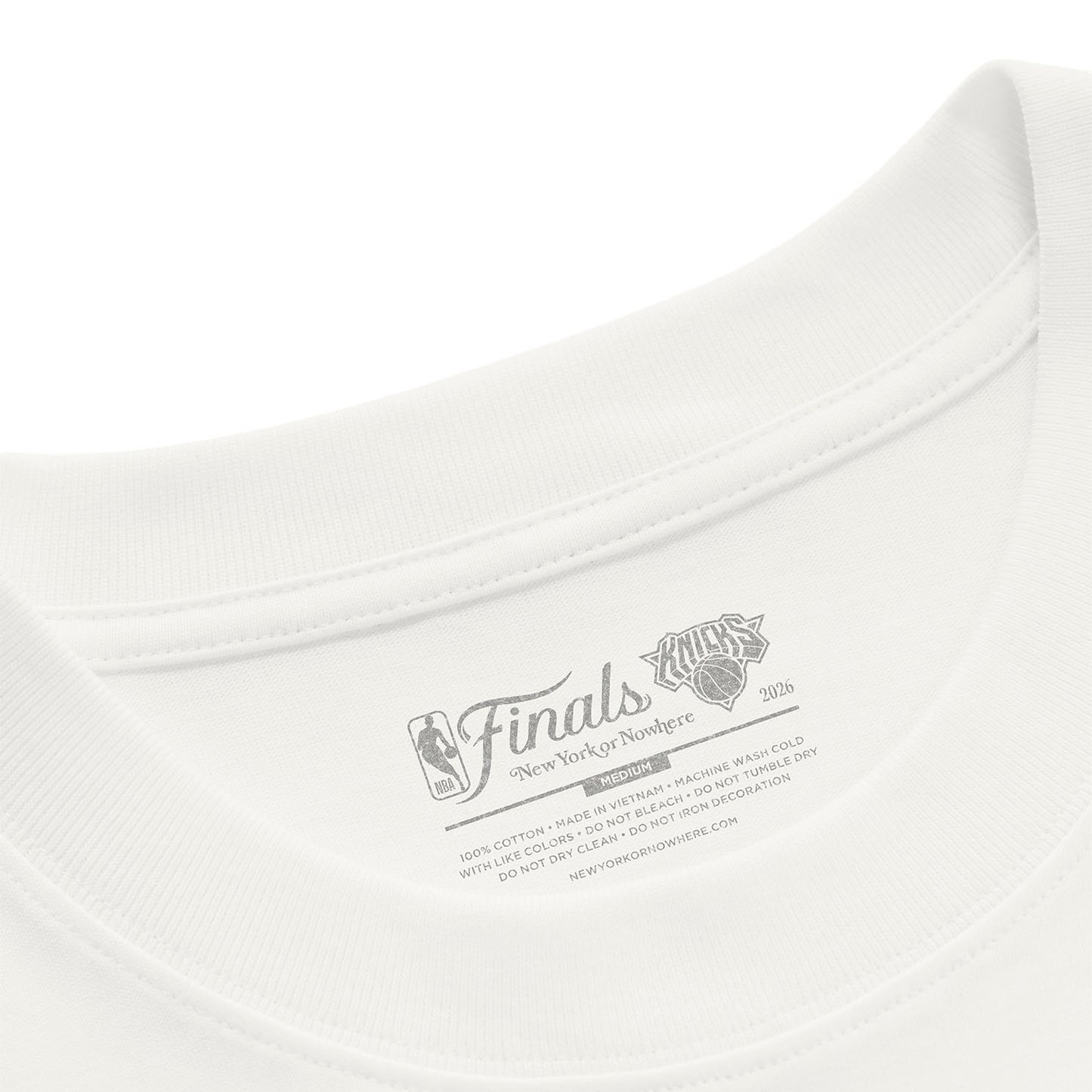 NYON x Knicks 2026 Finals White Tee