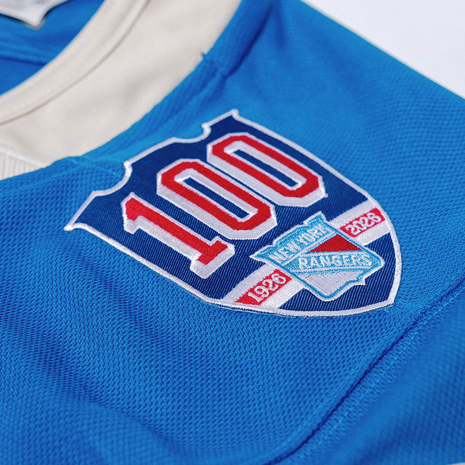 Igor Shesterkin Fanatics Premium Centennial Jersey In Blue - Front View
