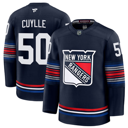 Will Cuylle Fanatics Premium Third Navy Jersey
