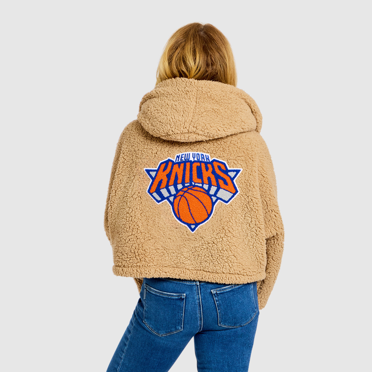 Jill Martin Knicks Teddy Cropped Sherpa Lounger