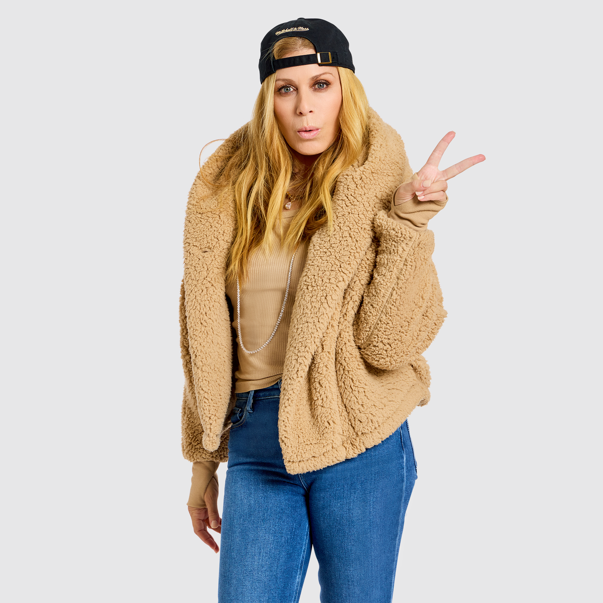 Jill Martin Knicks Teddy Cropped Sherpa Lounger