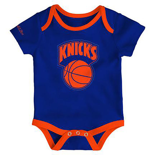 Newborn Mitchell & Ness Knicks Over the Limit Onesie