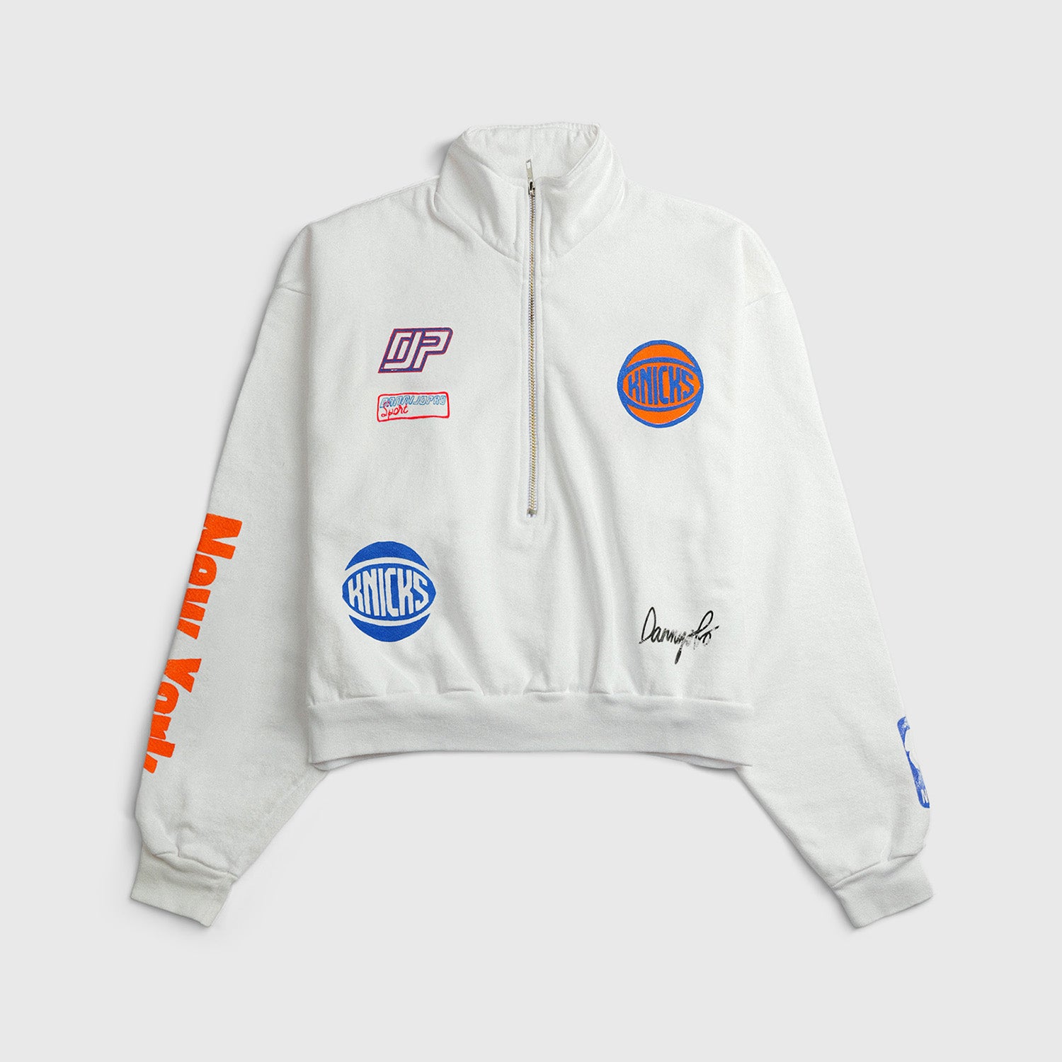 メンテナンス Knicks DANNIJOPRO x Knicks Varsity Cropped Half Zip – Shop Madison Square