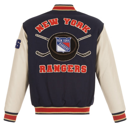 JH Design Rangers Reversible Chenille Wool Jacket - Back View
