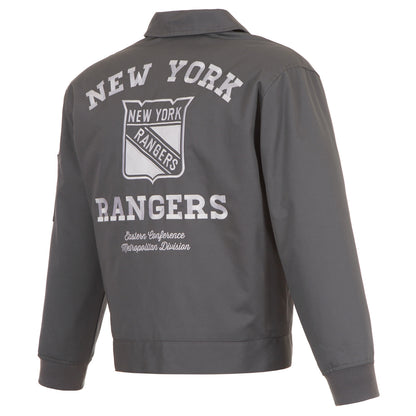 JH Design Rangers Charcoal Mechanics Work Jacket