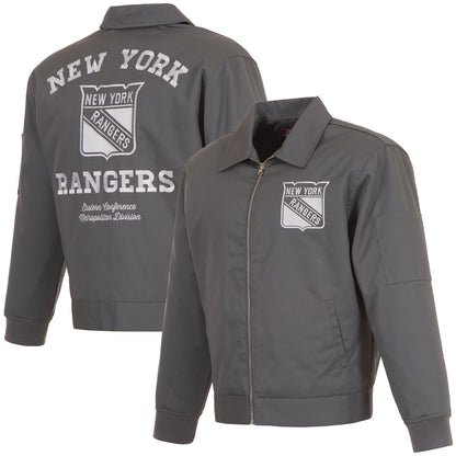 JH Design Rangers Charcoal Mechanics Work Jacket