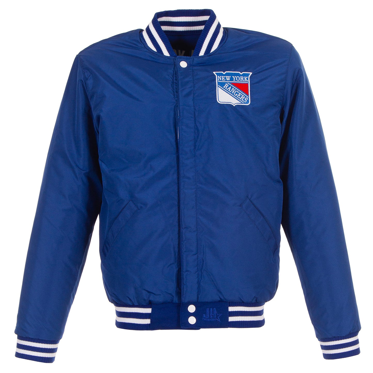 JH Design Rangers Centennial Patched Varsity Jacket