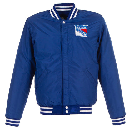 JH Design Rangers Centennial Patched Varsity Jacket