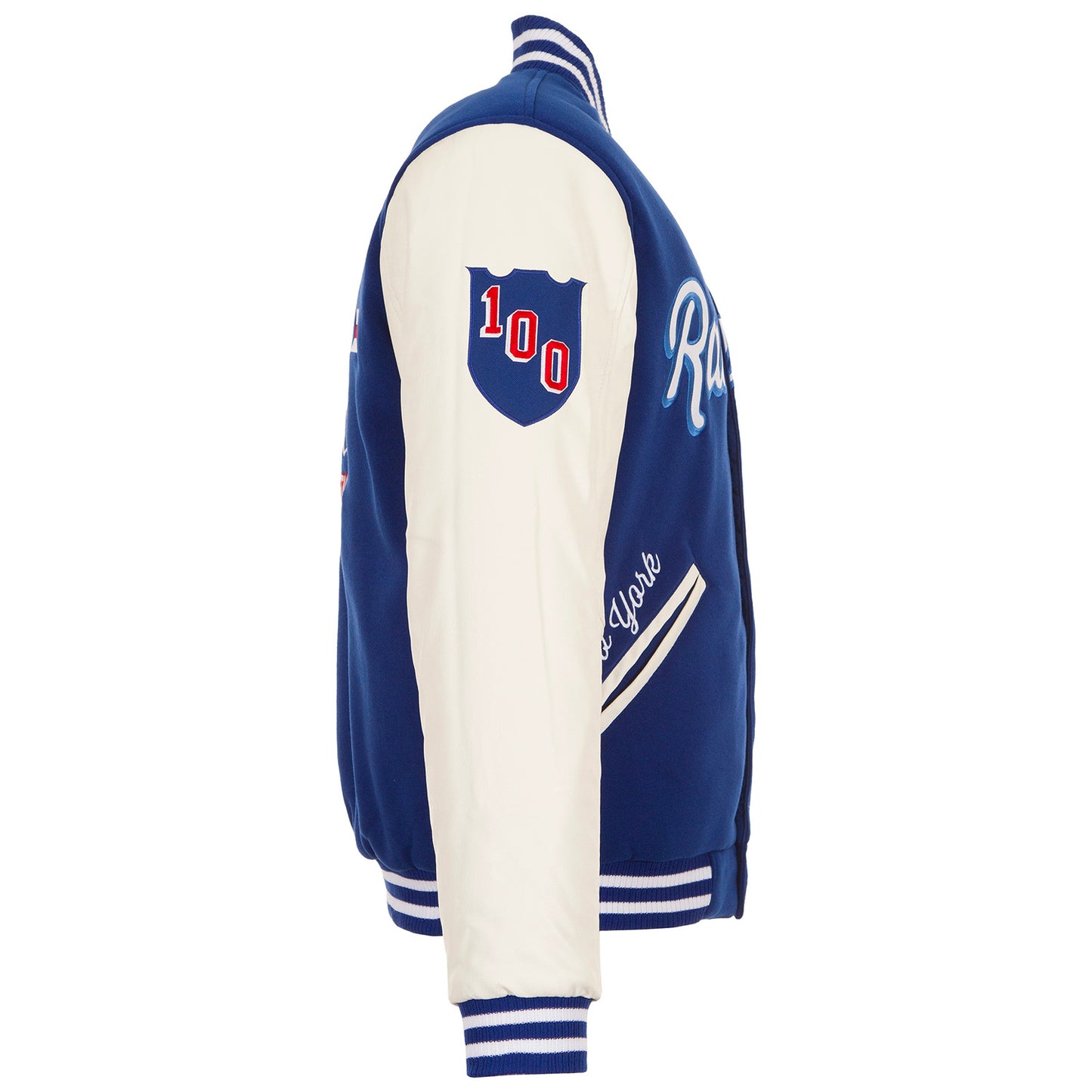 JH Design Rangers Centennial Patched Varsity Jacket