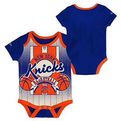 Mitchell & Ness Knicks Retro Roots Creeper Onesie